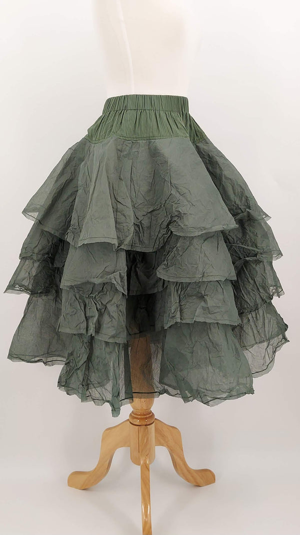 NEW SEASON - Ewa i Walla - Tine Skirt - Forest Green - 1933