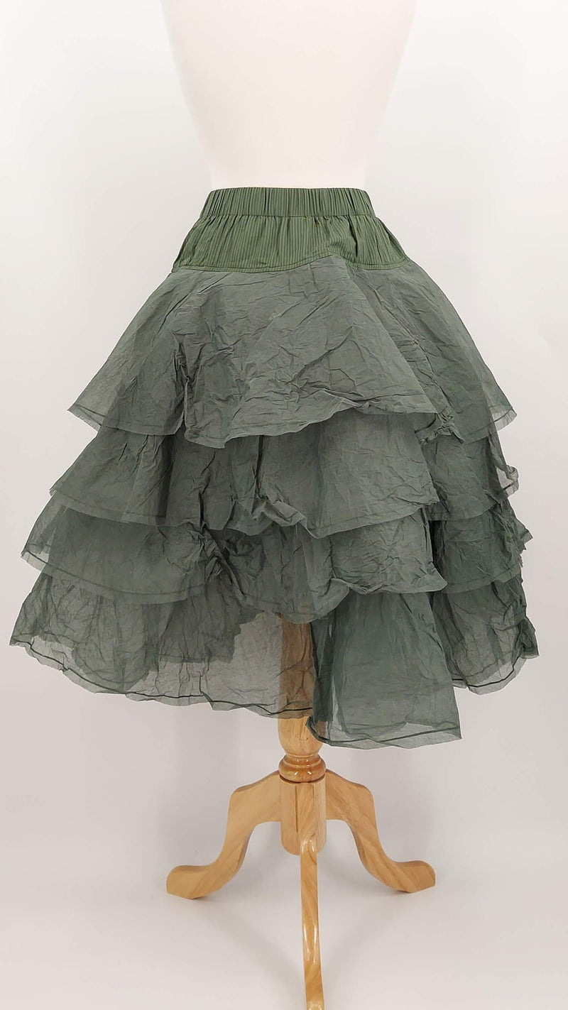 NEW SEASON - Ewa i Walla - Tine Skirt - Forest Green - 1933