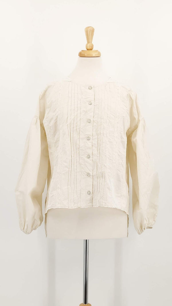 NEW SEASON - Ewa i Walla - Odette Blouse - Bone - 1937