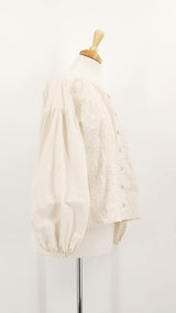 NEW SEASON - Ewa i Walla - Odette Blouse - Bone - 1937