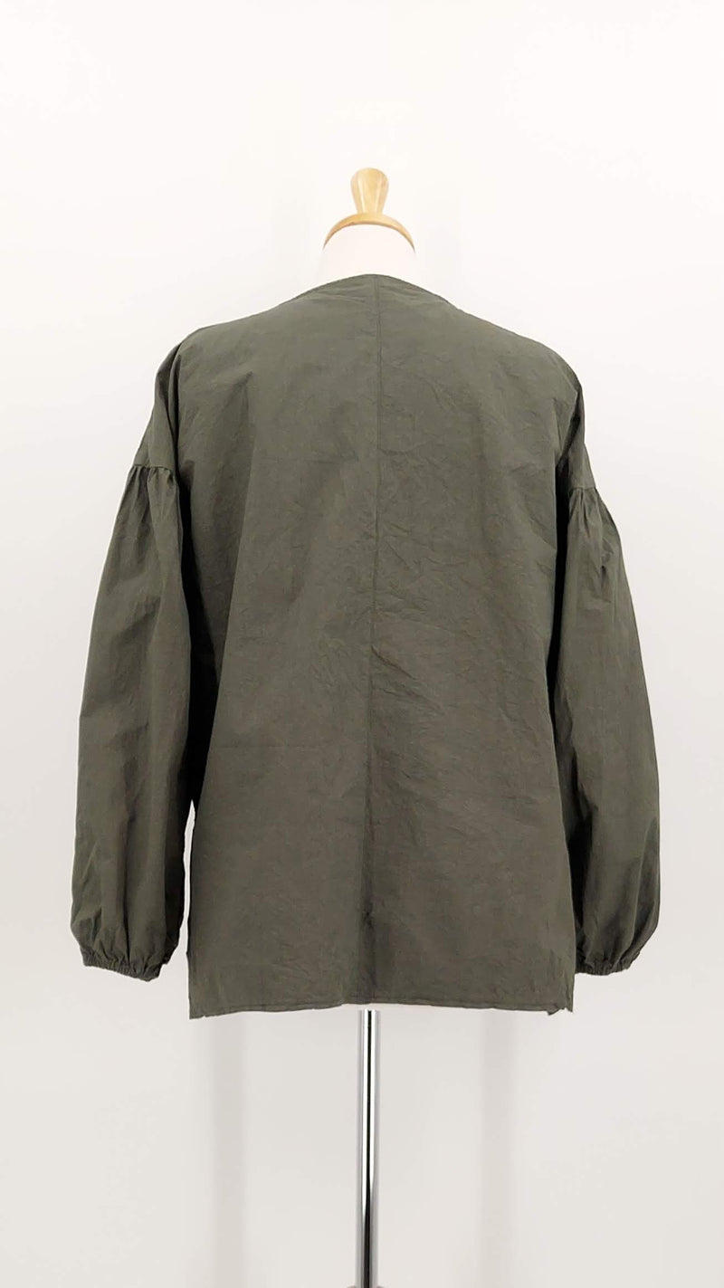 NEW SEASON - Ewa i Walla - Odette Blouse - Forest Green - 1938
