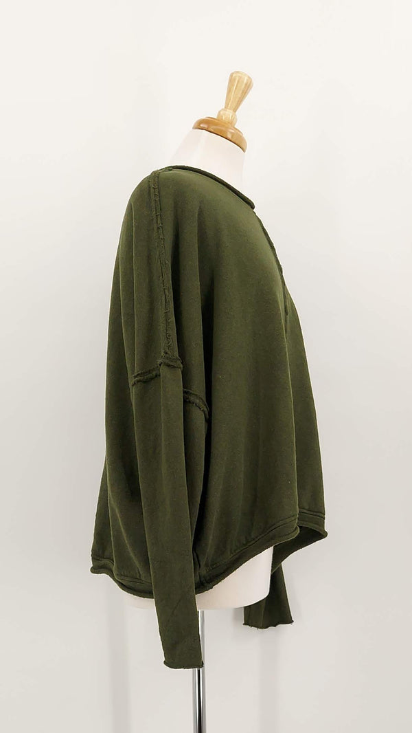 NEW SEASON - Privatsachen - Quallied Sweatshirt - Lorbeer - 1950