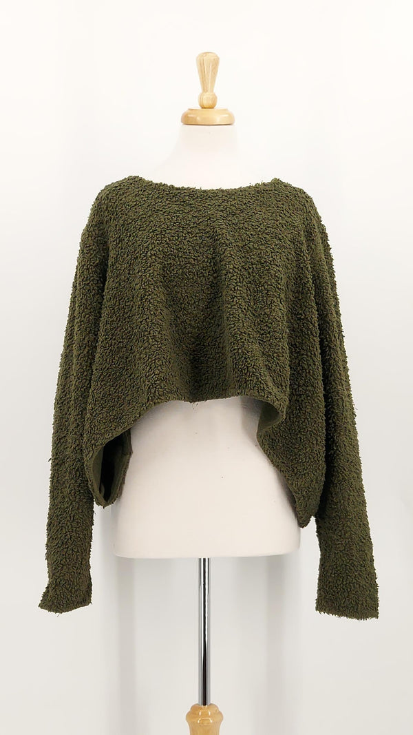 NEW SEASON - Privatsachen - Helga Teddy Sweatchirt - Lorbeer - 1952
