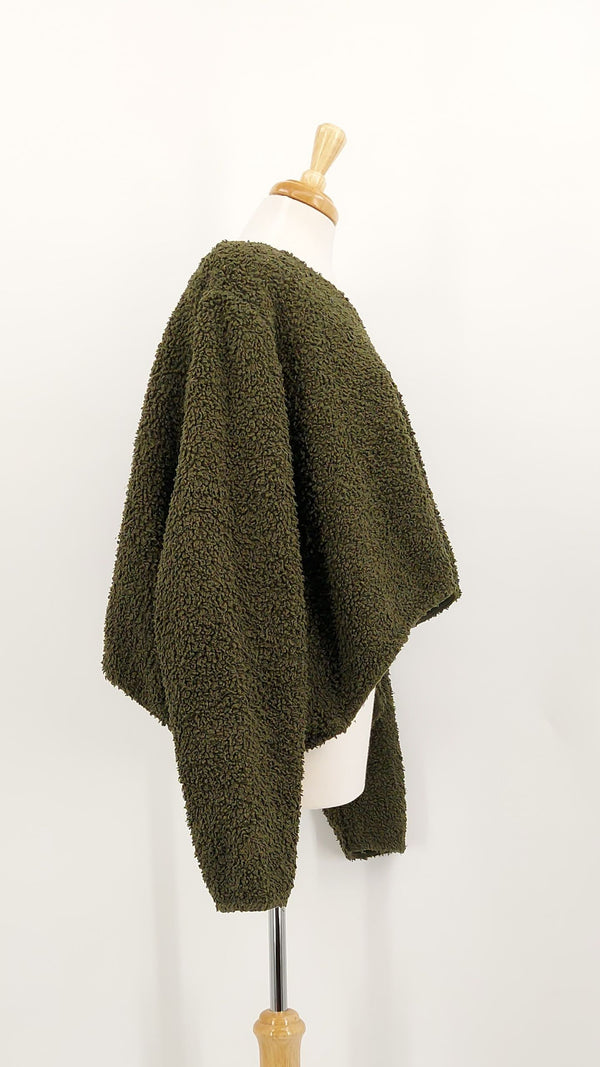 NEW SEASON - Privatsachen - Helga Teddy Sweatchirt - Lorbeer - 1952