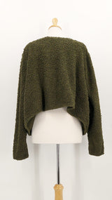 NEW SEASON - Privatsachen - Helga Teddy Sweatchirt - Lorbeer - 1952