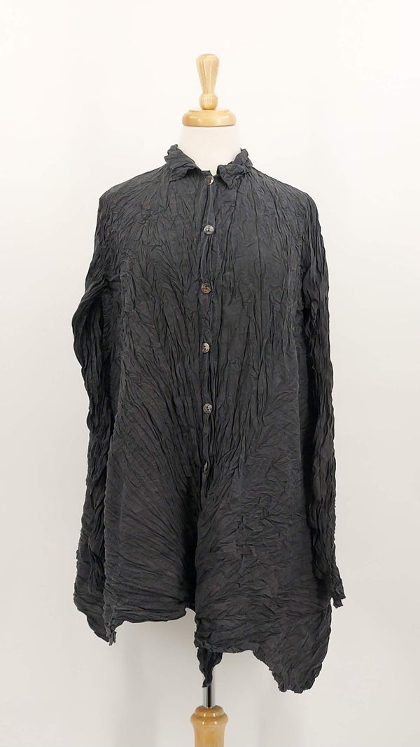 NEW SEASON - Privatsachen - Werkzeug Crinkle Blouse - Satt - 1958