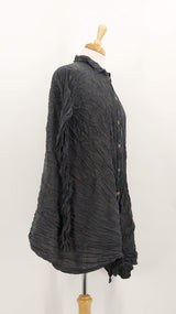 NEW SEASON - Privatsachen - Werkzeug Crinkle Blouse - Satt - 1958