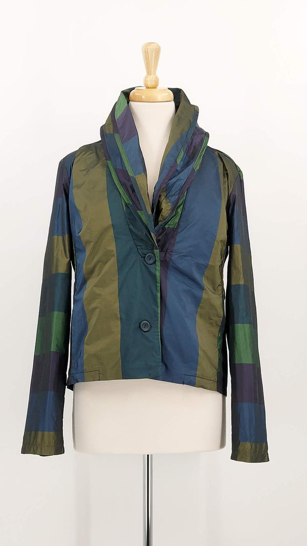 NEW SEASON - Luukaa - Livia Jacket - Oasis Blue - 1982