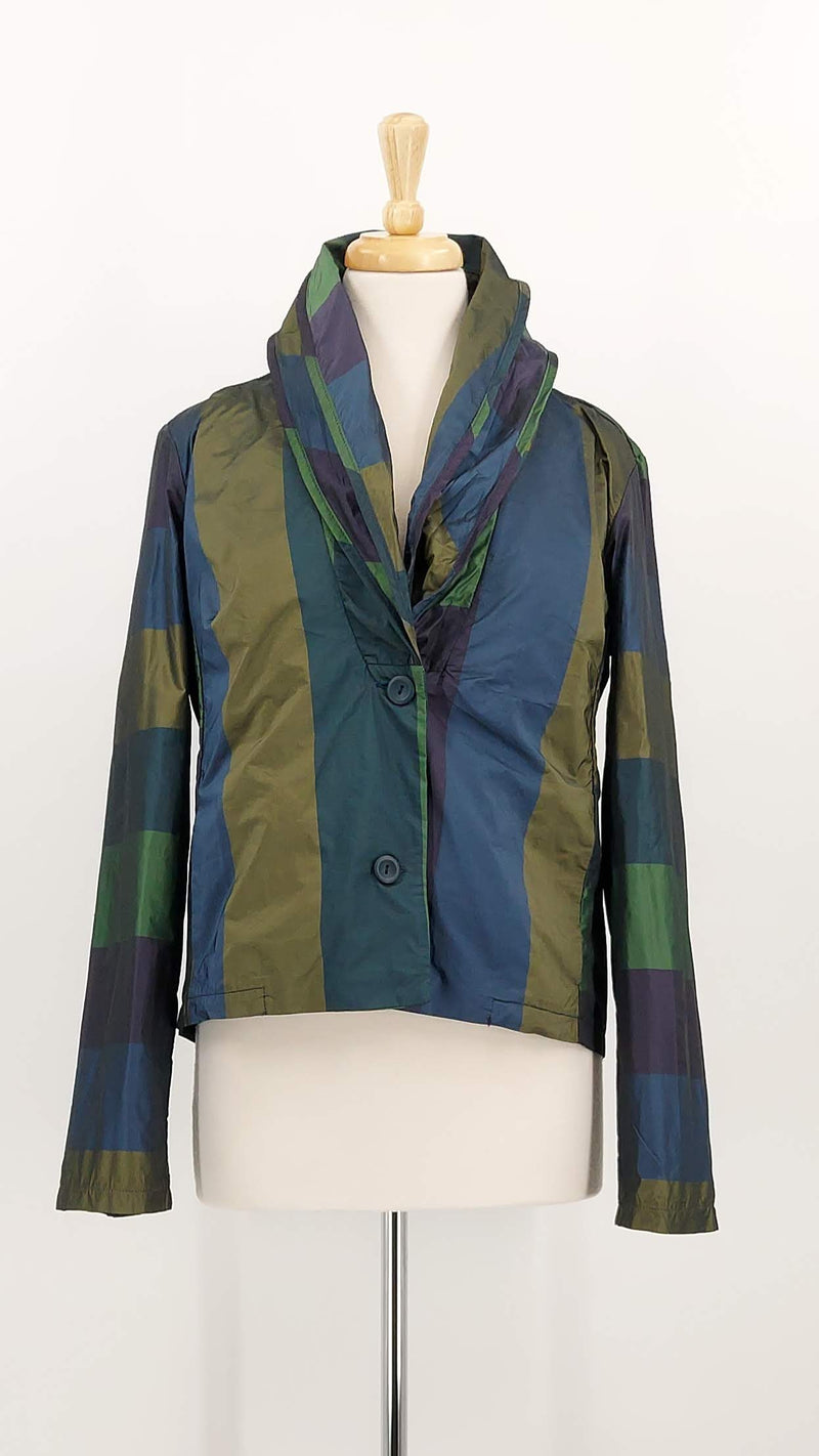 NEW SEASON - Luukaa - Livia Jacket - Oasis Blue - 1982