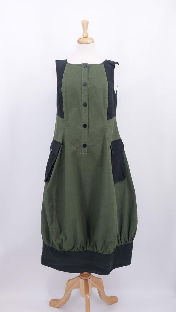 NEW SEASON - Grizas - Cotton Dress - Forest - 2015