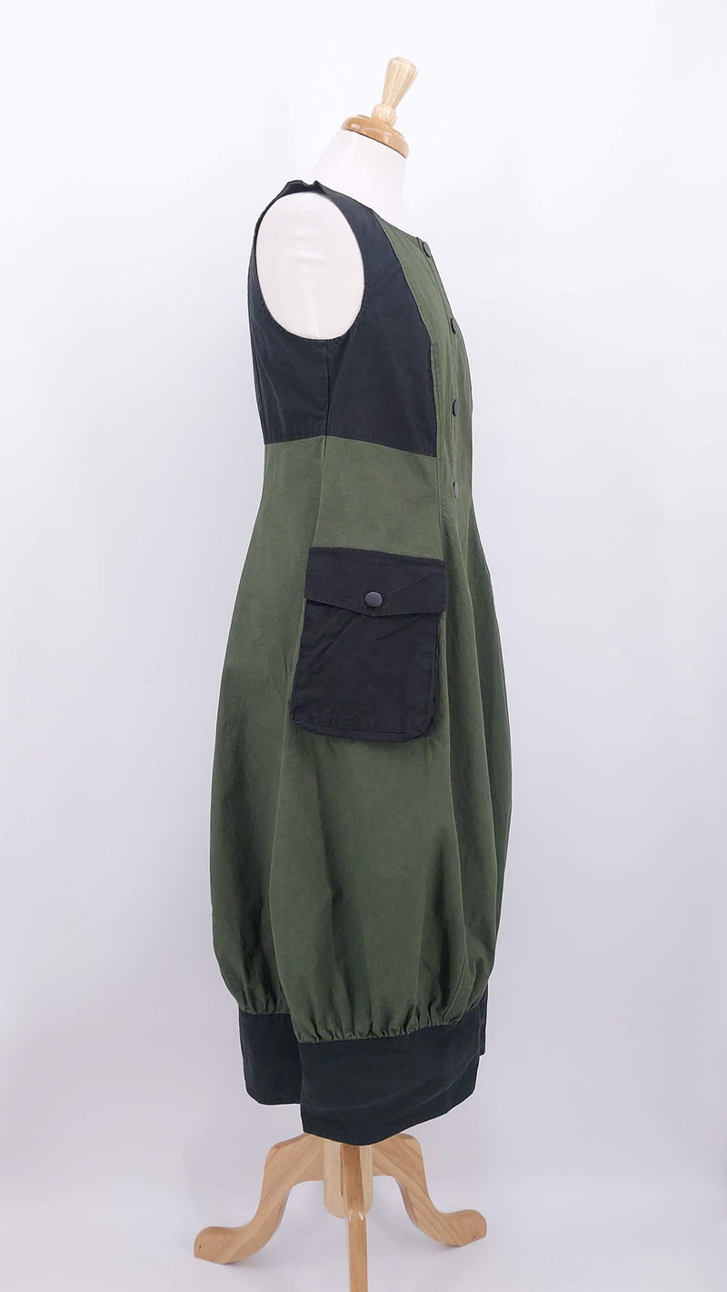 NEW SEASON - Grizas - Cotton Dress - Forest - 2015