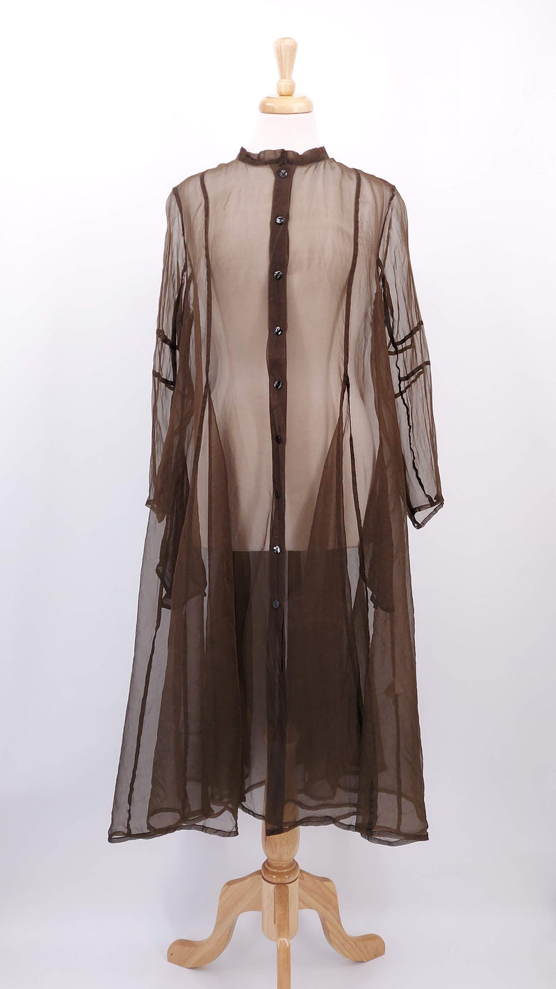NEW SEASON - Grizas - Silk Chiffon Jacket - Copper - 2019
