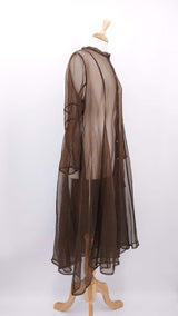 NEW SEASON - Grizas - Silk Chiffon Jacket - Copper - 2019