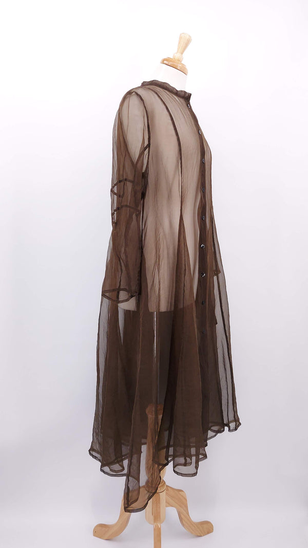 NEW SEASON - Grizas - Silk Chiffon Jacket - Copper - 2019