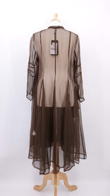NEW SEASON - Grizas - Silk Chiffon Jacket - Copper - 2019