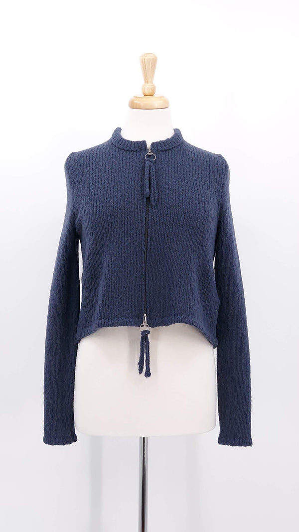 NEW SEASON - Grizas - Wool Cardigan - Navy - 2014