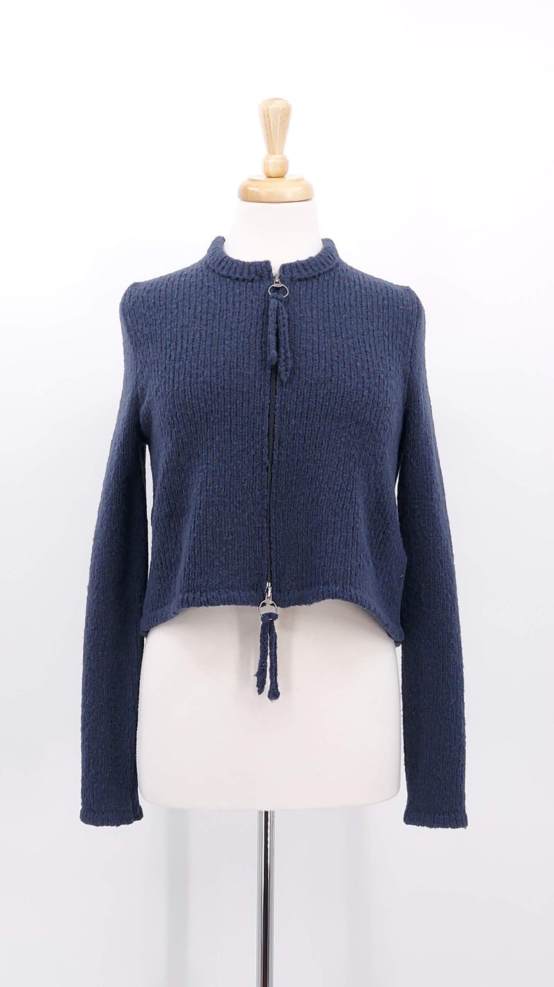 NEW SEASON - Grizas - Wool Cardigan - Navy - 2014