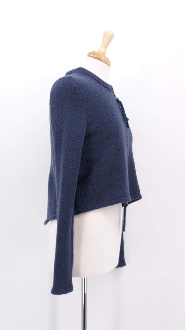 NEW SEASON - Grizas - Wool Cardigan - Navy - 2014