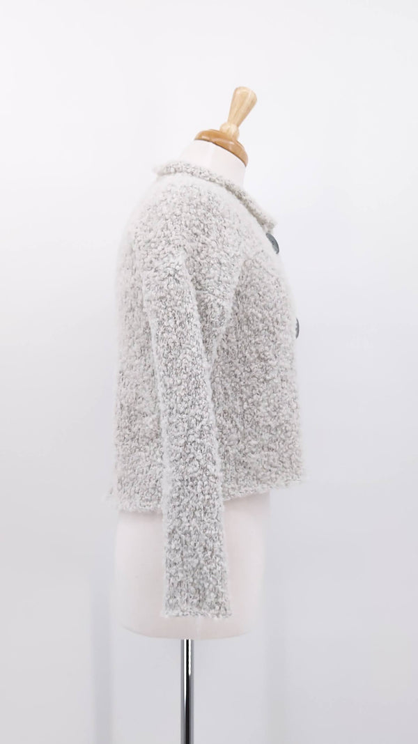 NEW SEASON - Grizas - Alpaca Wool Cardigan - Ivory - 2021