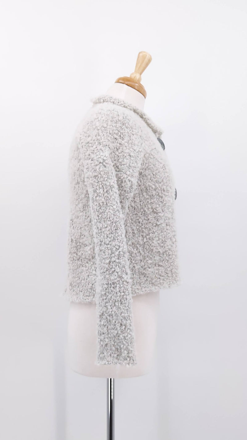 NEW SEASON - Grizas - Alpaca Wool Cardigan - Ivory - 2021