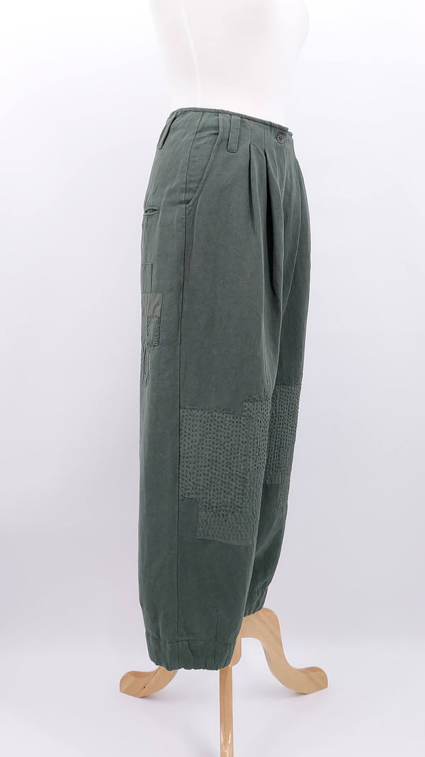 NEW SEASON - Ewa i Walla - Botvi Trousers - Forest Green - 2008