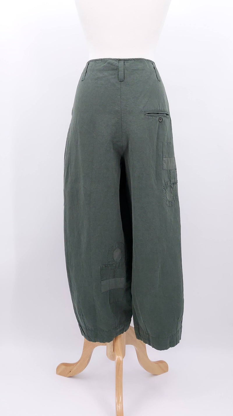 NEW SEASON - Ewa i Walla - Botvi Trousers - Forest Green - 2008
