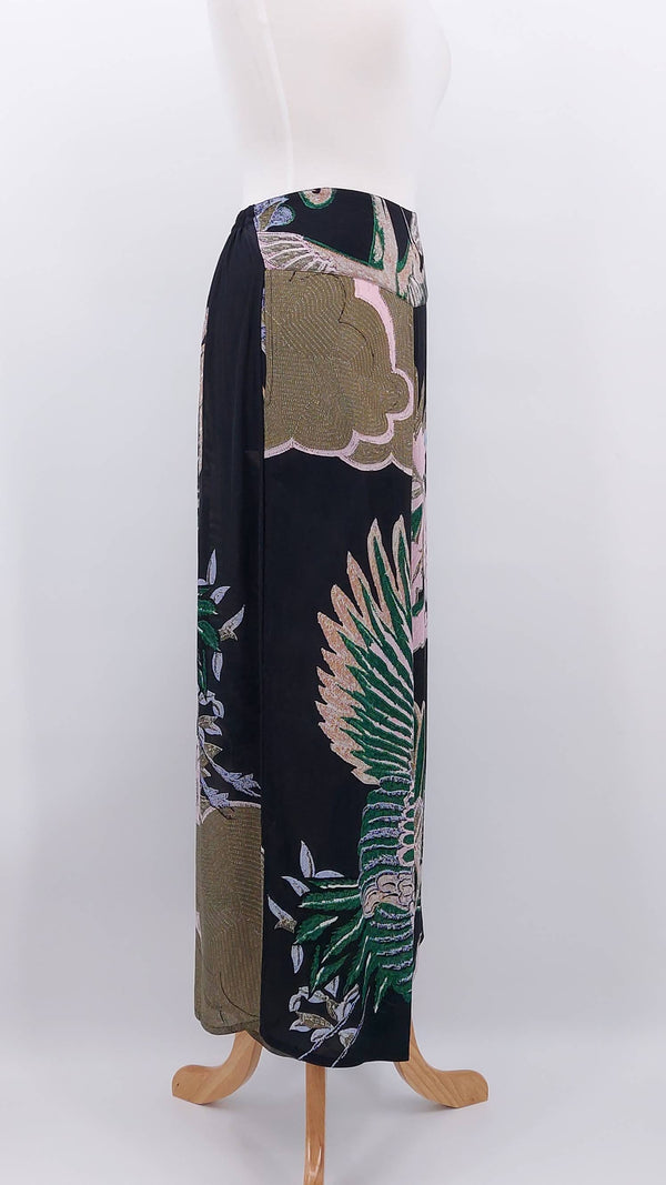 NEW SEASON - One Hundred Stars - Crepe Palazzo Pants - Crane Emerald - 2045