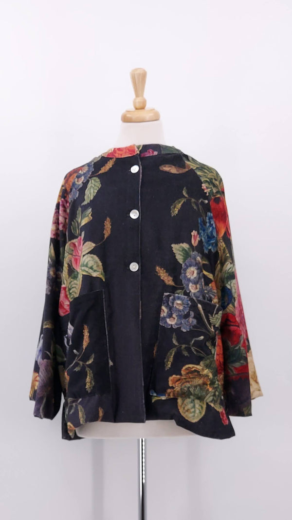 NEW SEASON - One Hundred Stars - Velvet Jacket - Primula Black - 2042