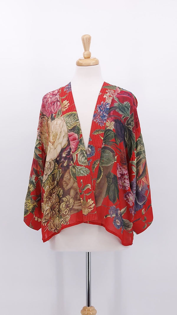 NEW SEASON - One Hundred Stars - Kimono - Primula Berry - 2055
