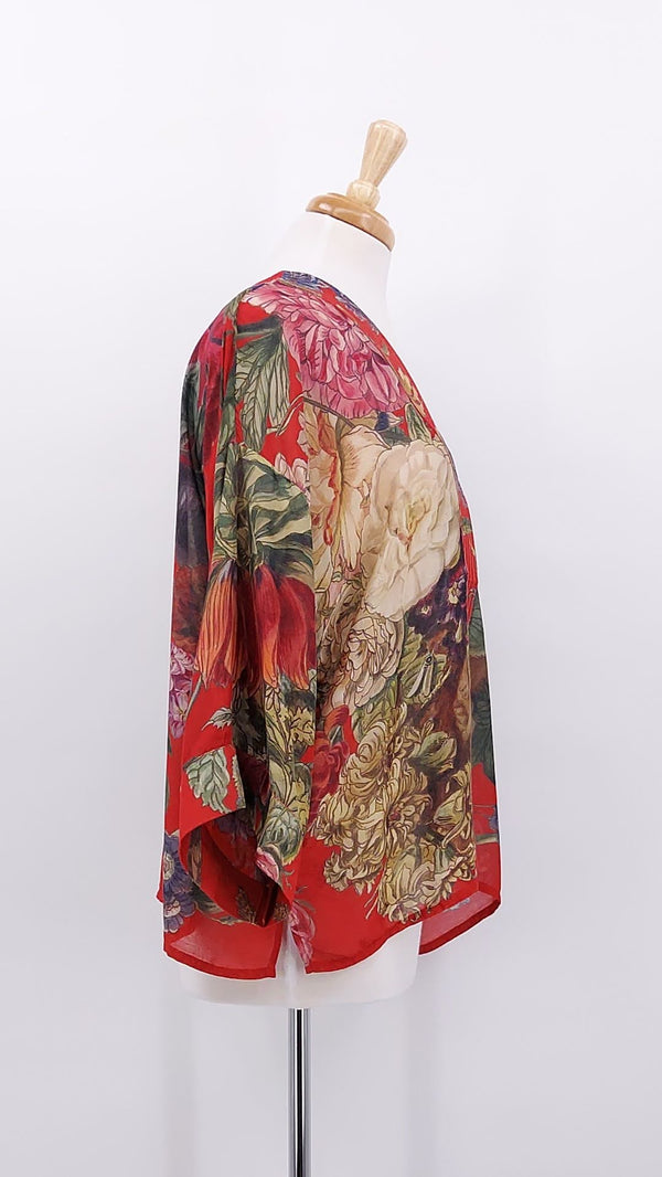 NEW SEASON - One Hundred Stars - Kimono - Primula Berry - 2055