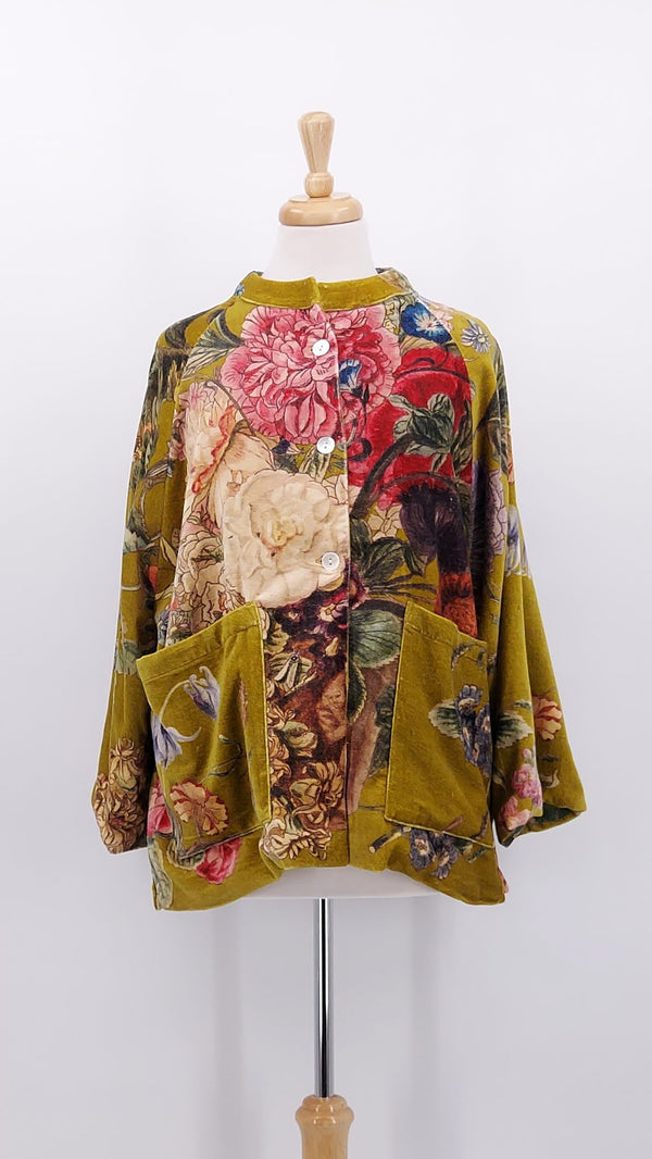 NEW SEASON - One Hundred Stars - Velvet Jacket - Primula Gold - 2060