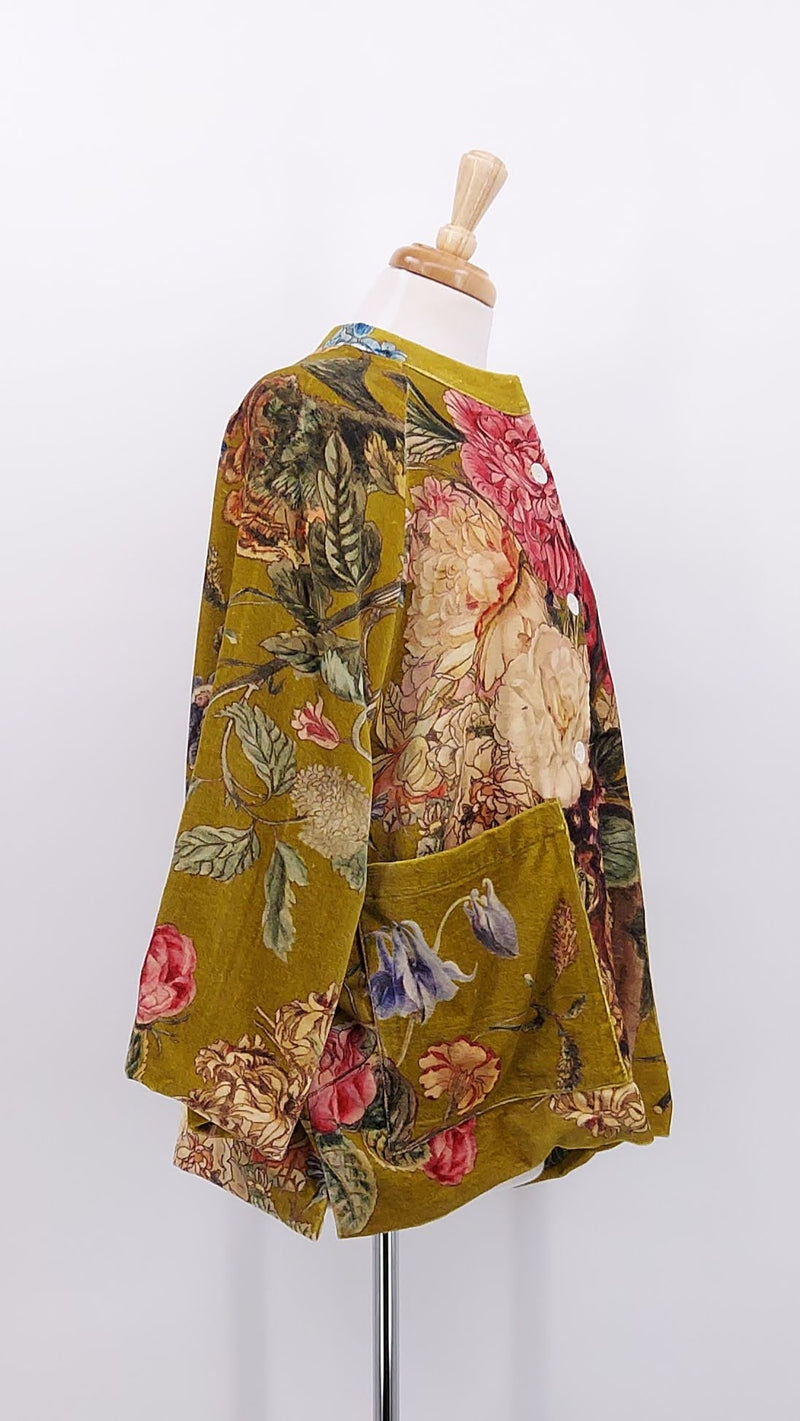 NEW SEASON - One Hundred Stars - Velvet Jacket - Primula Gold - 2060