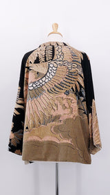 NEW SEASON - One Hundred Stars - Velvet Jacket - Crane Black - 2063