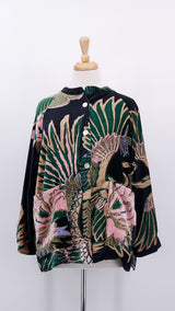 NEW SEASON - One Hundred Stars - Velvet Jacket - Crane Emerald - 2067