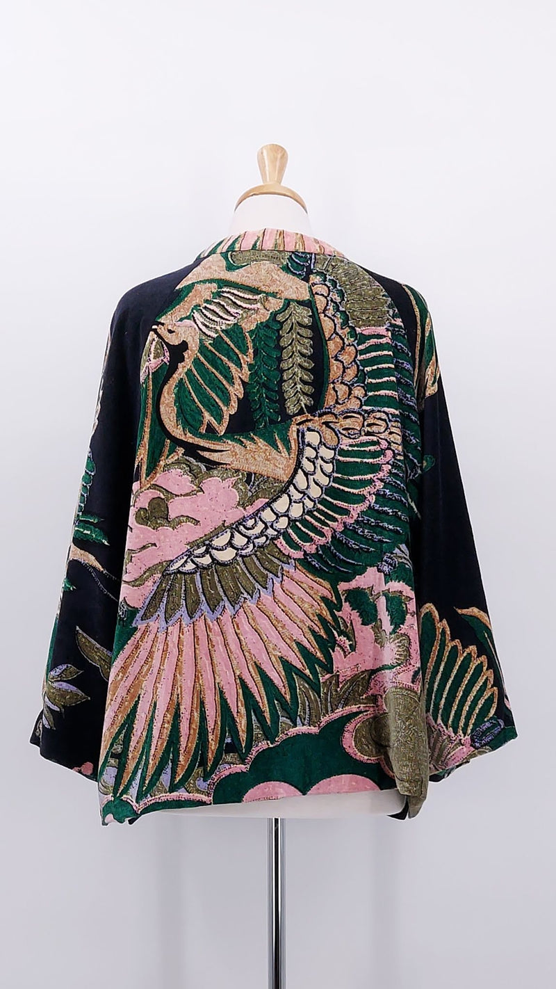 NEW SEASON - One Hundred Stars - Velvet Jacket - Crane Emerald - 2067