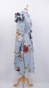 NEW SEASON - Les Filles D'Ailleurs - Cotton Dress - Flower Print - 2049