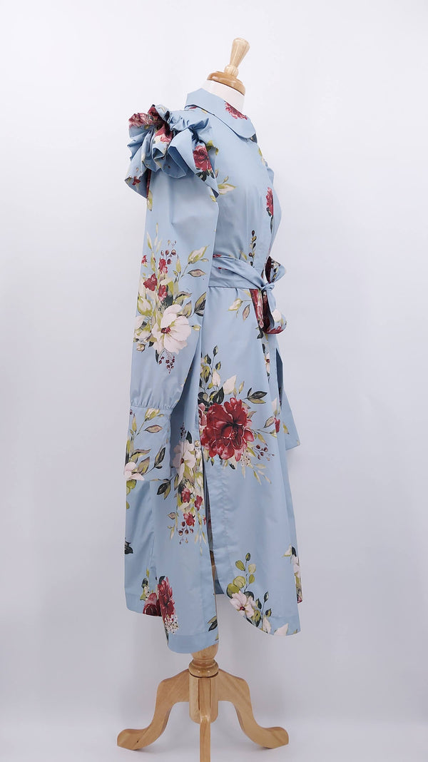 NEW SEASON - Les Filles D'Ailleurs - Cotton Dress - Flower Print - 2049