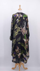NEW SEASON - One Hundred Stars - Darcy Dress - Orchid Black - 2061