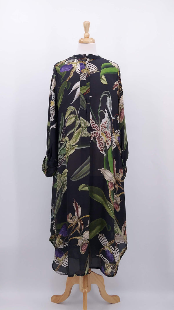 NEW SEASON - One Hundred Stars - Darcy Dress - Orchid Black - 2061