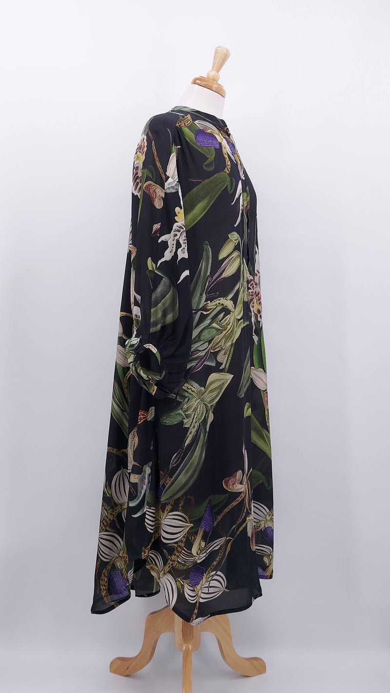 NEW SEASON - One Hundred Stars - Darcy Dress - Orchid Black - 2061