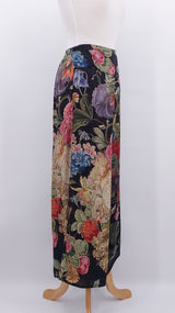 NEW SEASON - One Hundred Stars - Crepe Palazzo Pants - Primula Black - 2080