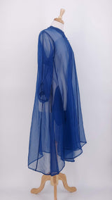 SPRING 2026 - Grizas - Sheer Silk Jacket - Blue - 2092