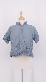 SPRING 2026 - Privatsachen - Applikleid Crinkle Blouse - Strasse - 2110