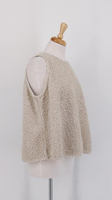 SPRING 2026 - Privatsachen - Korsagte Teddy Fleece Top - Gefuhl - 2103