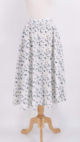 SPRING 2026 - Humlity - Lorani Skirt - Navy & Off White - 2174