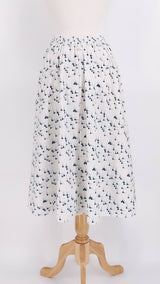 SPRING 2026 - Humlity - Lorani Skirt - Navy & Off White - 2174