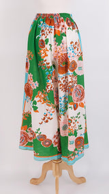 SPRING 2026 - One Hundred Stars - Palazzo Pants - Kitsch Bouquet Green - 2180