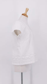 SPRING 2026 - Gabrielle Parker - Eva Blouse - White - 2197