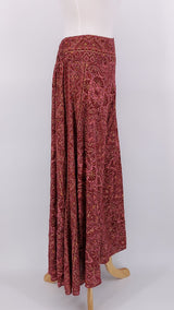 SPRING 2026 - Gabrielle Parker - Palazzo Trousers - Maroon Gold - 2199
