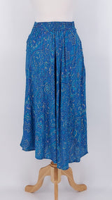 SPRING 2026 - Gabrielle Parker - Midi Pocket Skirt - Sky Blue Gold - 2210